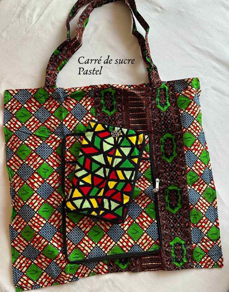 Tote bag pliable fait main